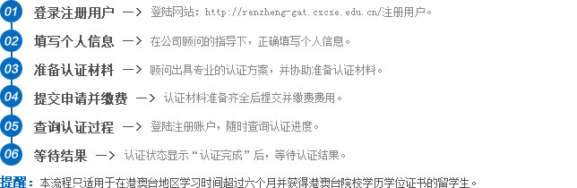 港澳臺學(xué)歷學(xué)位認證怎么辦理